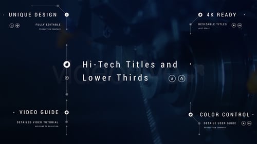 Hi-Tech Titles and Lower Thirds