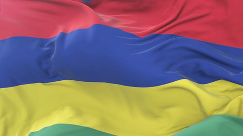 Animated Waving Flag Motion Background for Logo Display