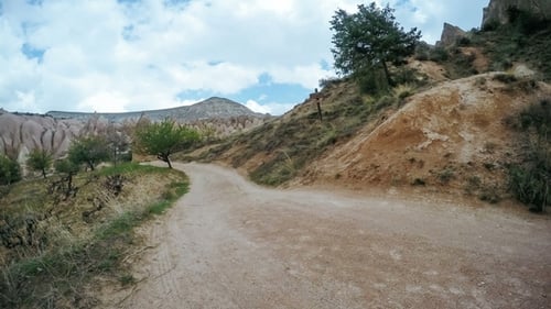 Montgolfières colorées survolant la vallée de Goreme, en Turquie. Des touristes du monde entier