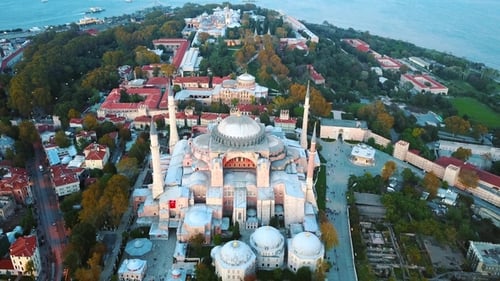 La mosquée Sehzade vue du ciel Golden Horn Istanbul