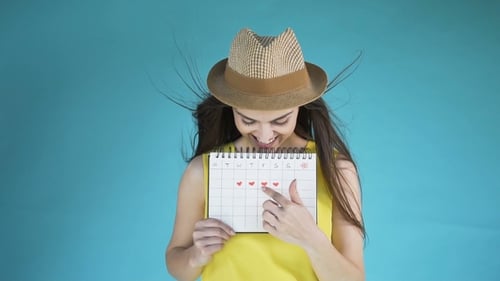 Girl with Calendar