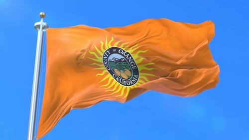 Flagge von Orange County