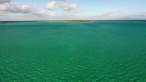 Oceano Pacífico turquesa