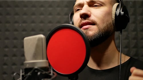 Tonstudio-Raum für Aufnahme