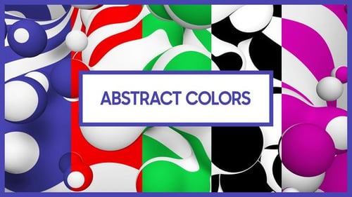 Abstract Dynamic Fluid Metaball Looping Background Animation