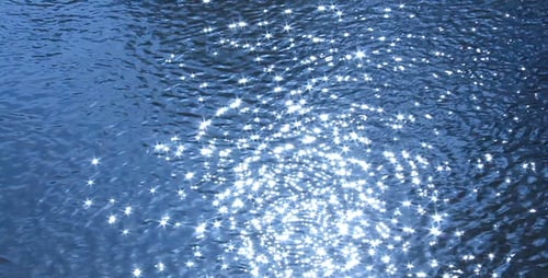 Glittering Sunlight on a Beautiful River