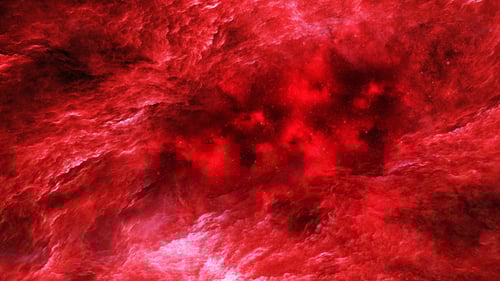 Red Nebula Space Abstract Fluid Motion Background Loop