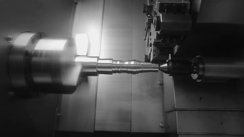 Metalworking CNC Milling Machine. Cutting Metal Modern Processing Technology.
