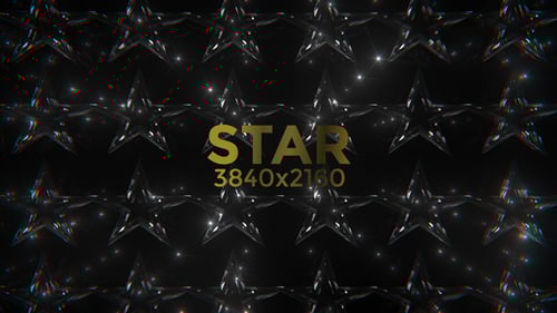 Kaleidoscope Star Pattern Abstract Background Animation