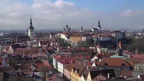 Panorama of Tallinn Old Town, Estonia