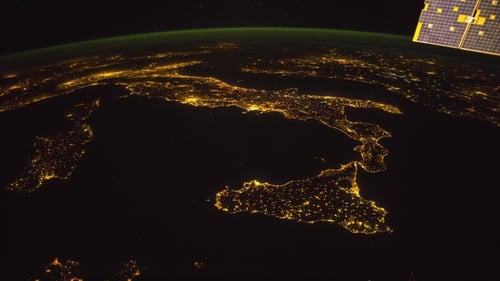 Planet Erde von der ISS aus gesehen