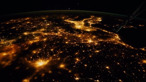 Planet Erde von der ISS aus gesehen