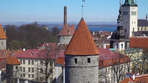 Old Town of Tallinn in Estonia