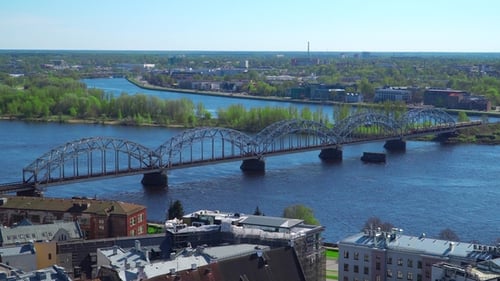Aerial View of Riga.