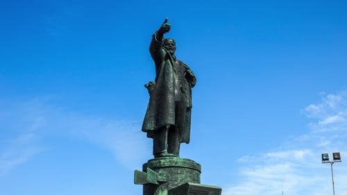 Lenin's Monument in St. Petersburg