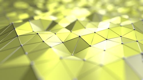 Yellow Polygonal Background