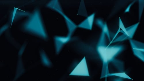 Abstract Futuristic Plexus Network Background Loop