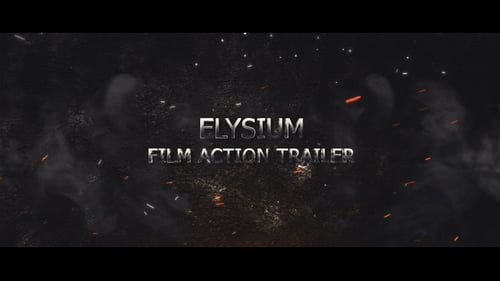 Epic Cinematic Trailer Opener with Dark Particle Effects