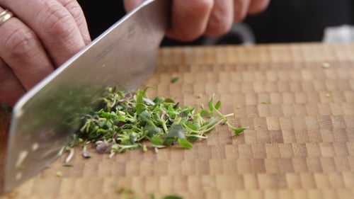 Chopping Fresh Herbs