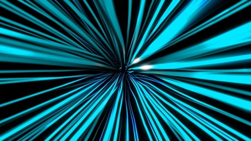 Abstract Neon Light Speed Tunnel Background