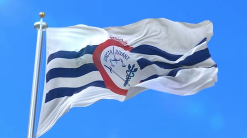 Flag of Cincinnati City in United States of America