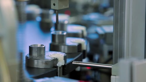 The Machine Closes the Lid on the Production of Droppers at the Medical Equipment Factory
