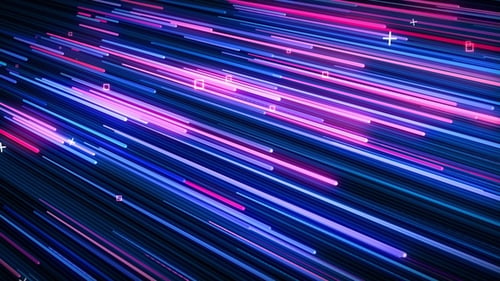 Pink-Blue Neon VJ Background