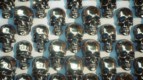 Skulls Wall Background