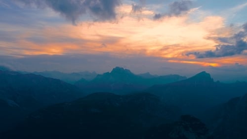 National Nature Park Tre Cime In the Dolomites Alps. Beautiful Nature of Italy.
