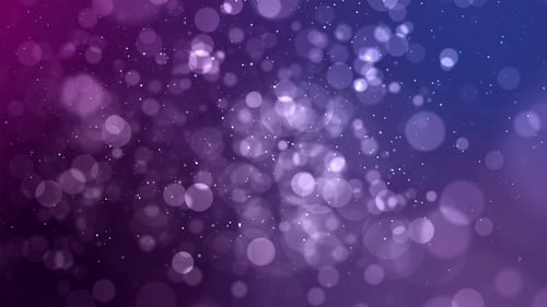 Abstract Bokeh Glowing Particles Background