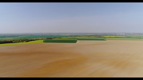 Felder mit verschiedenen Arten der Landwirtschaft