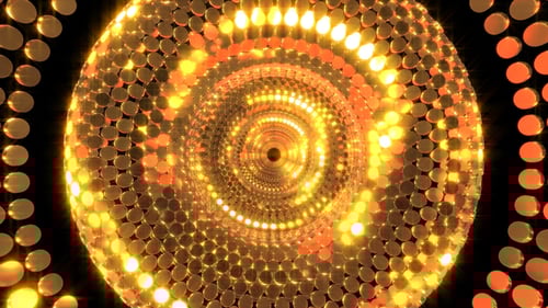 Glitter Loop Rotation Background