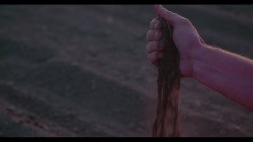 Farmer Examining Soil in Hands, Agriculture Farming Background