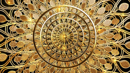 Golden Abstract Background