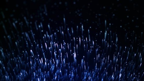 Dynamic Abstract Glowing Lines Particle Background