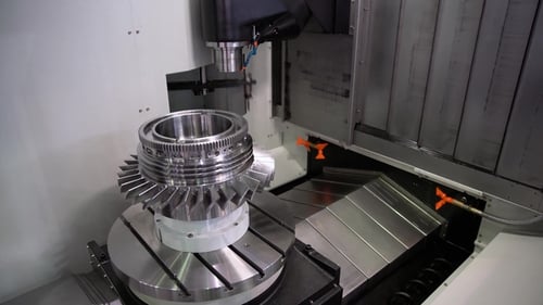 Industrial Metal Part Machining with Automated Technology