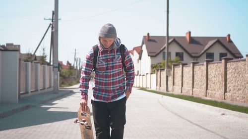 Skateboarder on the Street