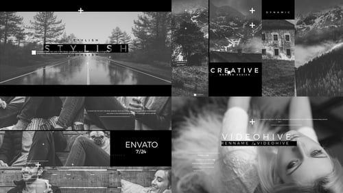 Dynamic Geometric Opener with Clean Typography and Abstract Elements