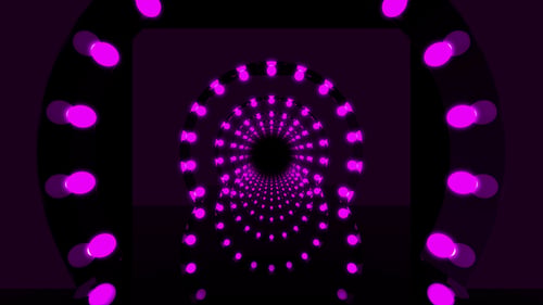 Glühen Neonlampen Korridor