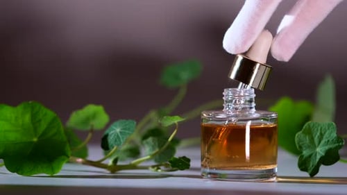 Perfumaria. Produto de óleo essencial