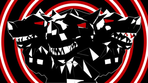 Low Poly Wolf Head VJ Loop