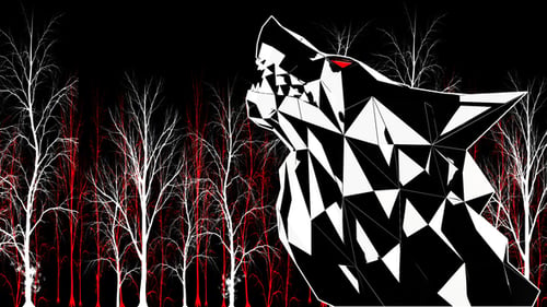 Low Poly Wolf VJ Loop