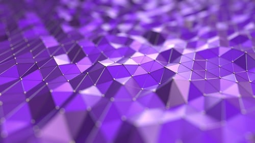 Purple Polygonal Waves
