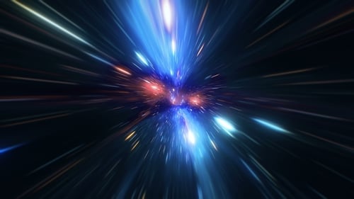 Abstract Hyperspace Warp Speed Light Tunnel