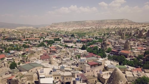 Survol de la ville de Göreme
