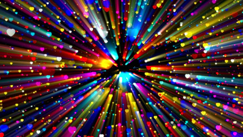 Bunte Herzen