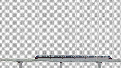 Train monorail - Train à grande vitesse