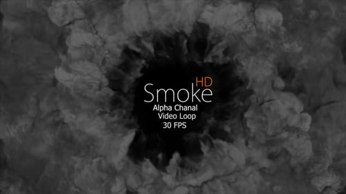 Dark Fluid Smoke Effect Reveal Transition