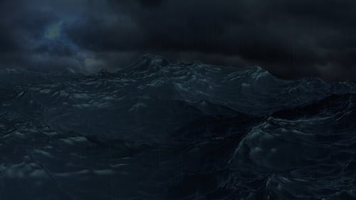 Ozean-Sturm