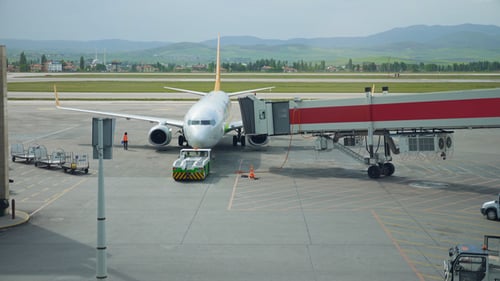 Plane At The Airport